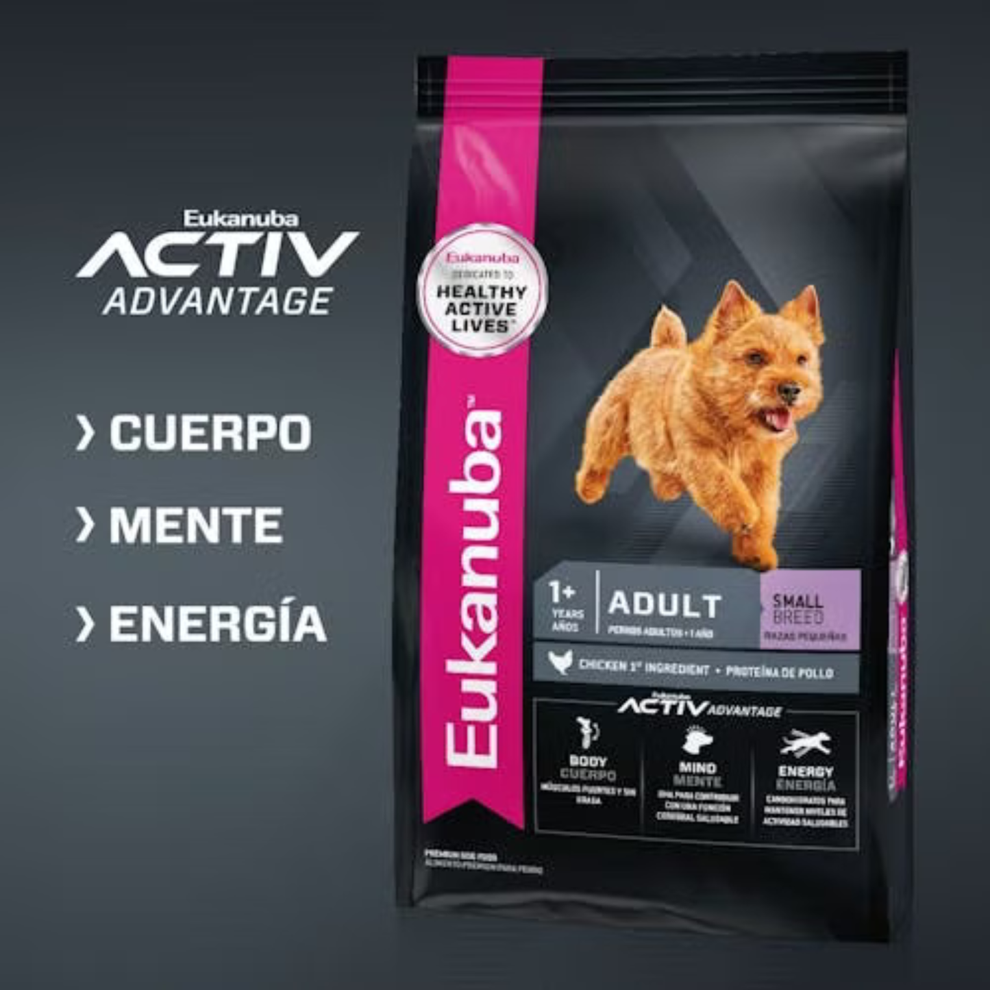 Eukanuba alimento para perro adulto razas pequeñas