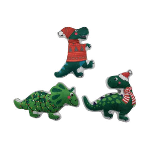 Peluche de Dinosaurio Navideño