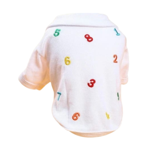 Playera polo de números