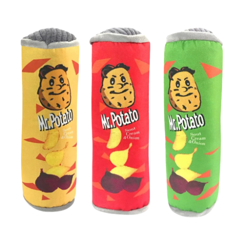 Mr. Potato peluche de tubo de papas