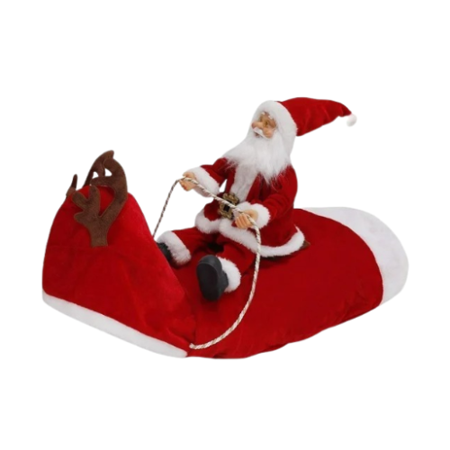 Traje de Reno con Santa Claus