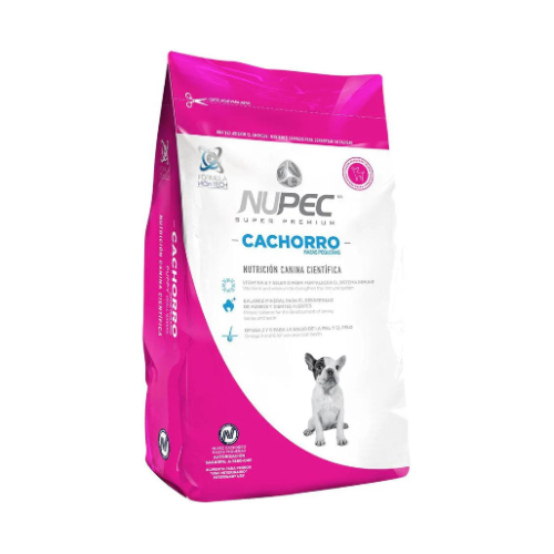 Nupec alimento para perro cachorro de raza pequeña