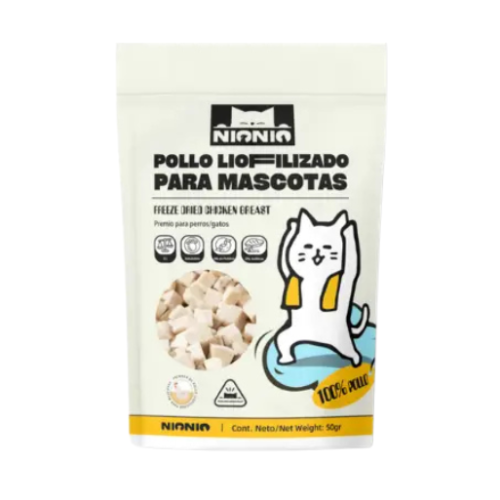 NIONIO Cubitos de pollo liofilizados