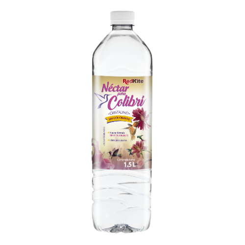 Néctar líquido para colibrí sin colorante