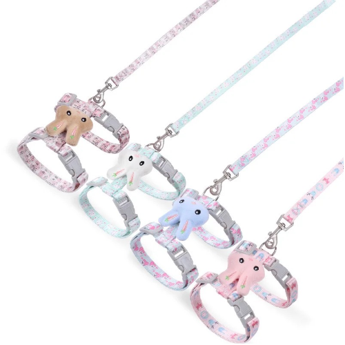 Arnés con conejito para gato