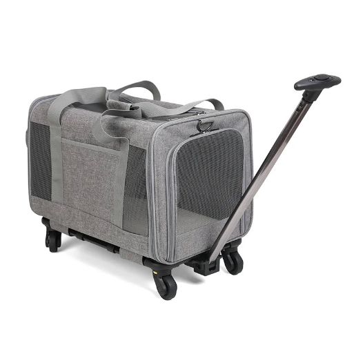 Transportadora con llantas