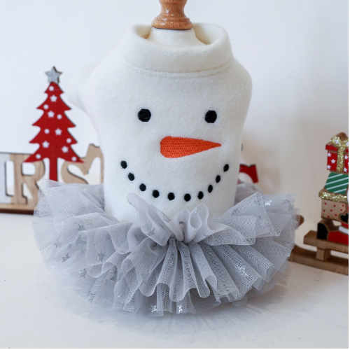 Vestido muñeco de nieve